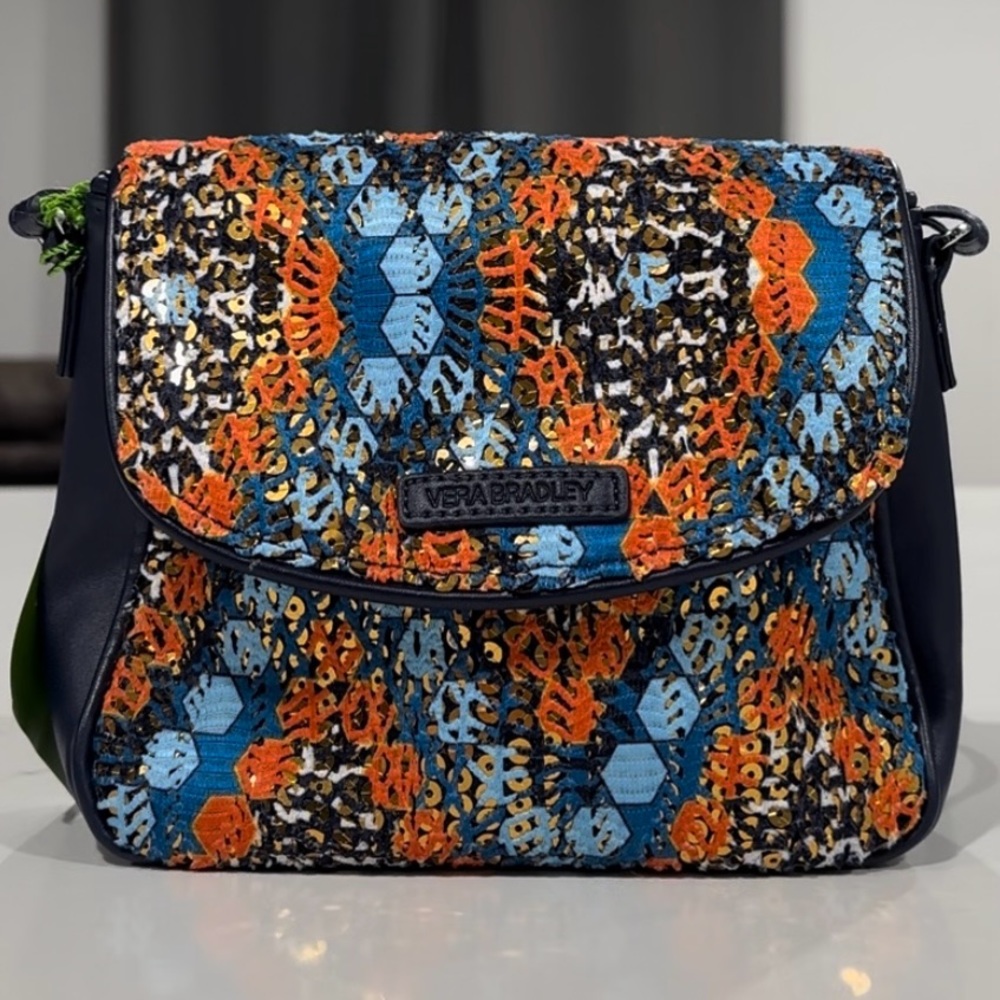 NWT Vera Bradley Marrakesh Sparkle Crossbody Sequin